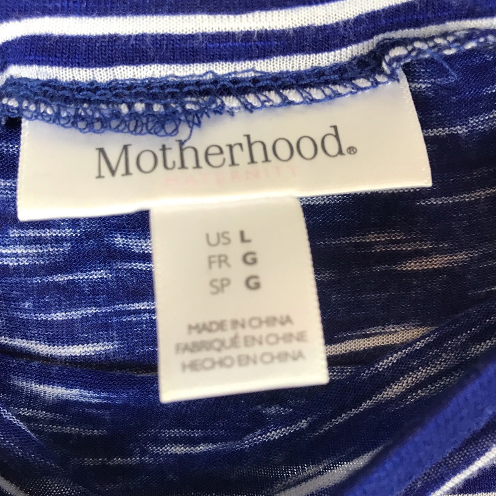 Motherhood Maternity striped maxi dress - Picture 7 of 7